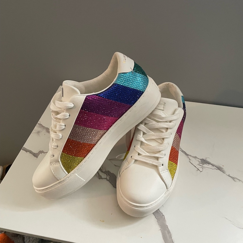 Kurt Geiger Multicolor Striped Sneakers